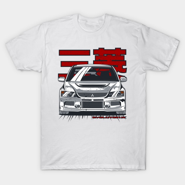 Lancer Evolution IX T-Shirt by idrdesign